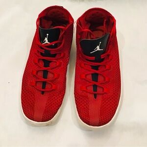 Jordan Red and Black Men's Sneakers